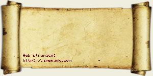 Emilija Aćimac vizit kartica